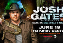 
			
				                                “Josh Gates Live! An Evening of Legends, Mysteries, and Tales of Adventure” just added a show at the F.M. Kirby Center on Thursday, June 19.
                                 Photo Credit — Submitted

			
		